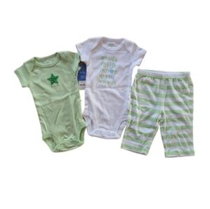NEW Carter's Baby " too cute" Set - Newborn